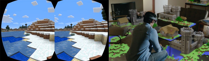 Minecraft Augmented Reality Virtual Reality