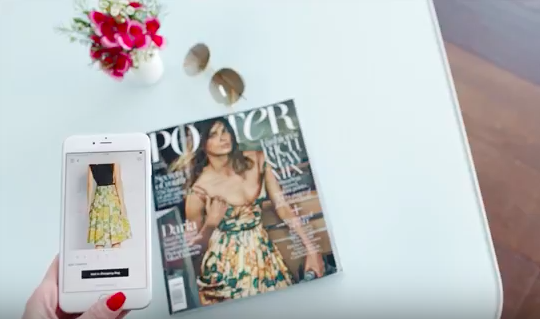 Augmented reality examples - augmented reality in retail - Net a Porter and Blippar
